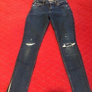 Lucky brand distressed jeans size 27